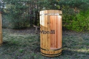 Outdoor wooden shower 14