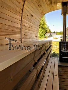 Rectangular Wooden Outdoor Sauna (15)