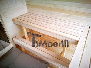 Rectangular Wooden Outdoor Sauna 50