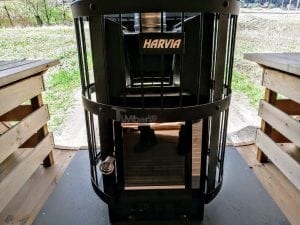 Mobile Rectangular Outdoor Sauna On Wheels Trailer (36)