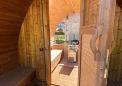 Outdoor saunas for home
